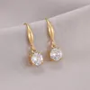 Dangle Earrings 1ペアラインストーンクリスタルアニバーサリーフェスティバル結婚式の日付ワークイヤースタッドファッションピアスジュエリーのため