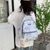 Sacs d'école légers filles grande capacité cartable mode cent Graffiti étudiant sac en plein air décontracté Nylon tissu voyage sac à dos