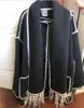 23 fw toteme cappotto monopetto in lana sciarpa nappa cammello/nero