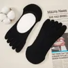 Men's Socks Five-finger Men's Cotton Spring And Summer Invisible Mesh Breathable 5 Toe