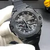 Otros relojes GA Reloj de pulsera LED Pantalla dual Hombres Masculino Completo Casual Deportes Electrónico Digital Lujo con banda de goma Reloj impermeable Choque