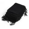 Sieradenboxen 100 stcs 7x9cm Velvet Drawstring Pouch Sieraden Tas Weekend jaar verjaardag Kerstfeest Geschenktasje Pouch Bag 230509