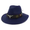 Wide Brim Hats Wholesale Sun Men Women Summer Panama Straw Fashion Colorful Outdoor Jazz Beach Protective Cap Eger22