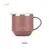 Verres Tasses Tasse thermos en acier inoxydable Tasse à thé pour hommes et femmes avec poignée Tasse à thé Tasse de bureau tasse à boire tasse tasse à café tasse à infuseur à thé BY DHL