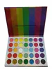 Paleta de sombras de ojos de arcoíris resistente al agua de larga duración, pigmento alto, 35 sombras, brillo mate, paleta de sombras de ojos brillantes, maquillaje colorido