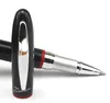 Picasso 907 marca Montmartre Pimio penna a sfera roller in metallo nero con anello rosso scatola originale regalo per scrittura con pennino fine