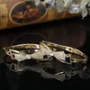 Boltanagem 2pcs Modelo Marroquino e Liga de Zinco Argelino Bracelete de Cristal Africano Jóias de Casamento French Noiva