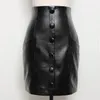 Skirts 0425 2023 Spring And Summer Quality Leather Material All-match Short Skirt High Simple Atmosphere Bag Hip