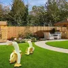 Decoración creativa de pato de plátano esculturas de jardín patio de jardinería de jardinería