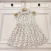 Girl Dresses 2023 BP Summer T-shirt For Girls Cherry Print Dress Children's Set Clothing High Ended