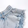 Kvinnors jeans 2023 sommar cowgirl shorts kjolar hög midja casual byxor plus storlek sexig mångsidig trendig modepersonlighet