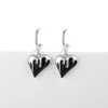 Dangle Earrings LIVVY Silver Color Creative Design Melted LOVE Heart For Women Fashion Korean Punk Hiphop Party Jewelry Gifts