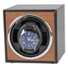 Bekijk Winders Watch Winder voor automatisch horloges USB -vermogen gebruikt Wereldwijd Mute Mabuchi Motor Mechanical Watch Electric Rotate Stand Box Wooden 230509