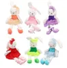 42cm Easter Bunny Stuffed Animals Rabbit Toy Baby Kids Soft Plush Doll Girls Sleeping Stufed Toys Pets Car Room Kawaii Decor