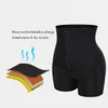 Kvinnor Shapers Abdomen Control Hiplifting Sweat Capris Shorts Bastu Suit Pants High midje kropp Fitness Leggings 230509