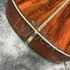 Lvybest 41 "D moule coin manquant coquille d'ormeau entière mosaïque guitare acoustique acoustique