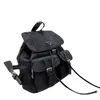 Unisex Luxury Black Backpacks School Bags 중간 크기 나일론 학생 가방 야외 여행 어깨 가방 남자 여자를위한 배낭