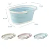 Bathtubs Household Baby Folding Portable Shower Bathtub Pet Pool Foldable Rectangular Thick Plastic Multifunctional Water Storage Bucket