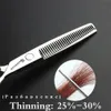 Ciseaux à cheveux 6 6 5 pouces 440C haut de gamme amincissant, coiffeur professionnel, kit de ciseaux de coupe de dents 230509