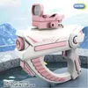 Sand Play Water Fun Electric Water Gun Children's Summer Fully Automatic Continuous Rechargeable Space Splashing Toys for Boys Girls Birthday Gifts 230509