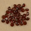 Perline Vendita 0.8mm-5mm Rosso Scuro Granato Naturale Pietre Preziose Sciolte Forma Rotonda Taglio Brillante Gemme di Pietra Per Creazione di Gioielli FAI DA TE
