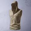 Canotte da uomo Felpa classica Gilet Sottile Pullover da uomo Bodybuilding con cappuccio Traspirazione dell'umidità