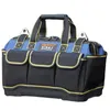 도구 백 Airaj 도구 가방 방수 공구 백 조절 가능한 어깨 끈에 접을 수있는 내구성 내구성 내구성 전기 가방 230509