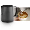 Milchkännchen Sektkanne Espresso Kaffeekanne Barista Craft Coffee Latte Sprudelnde Milch Edelstahlkanne350ml Bunte Tasse Kanne350ml P230509