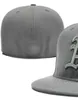 Partihandel Hot Brand Oakland Baseball Caps Sox Cr La As Gorras Bones Casual Outdoor Sports for Men Women Fitted Hats Full Stängd designstorlek Caps Chapeau A1