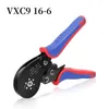 Tang Ferrule Crimping -tång 0,0816mm² Professional Ferrule Crimping Tool Kit VXC9 166 Precision Wire Clamp Crimper Terminal Set