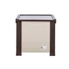 Mats Feimini Cat House Waterproof Sunscreen Antiseptic Small House Outdoor Wild Cat House Large Dog Pet Kennel Solid Wood Dog House