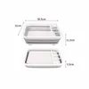 Organisation Foldbar Dish Rack Kökshyllor Drainer Tool Bowl Tabell Process Plate Storage Organiser Holder Fold Torkning Hem TPR Rack Hylla