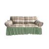 Housses de chaise automne et hiver épais élastique housse de canapé coussin complet tissu général serviette en cuir