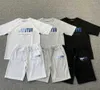 T-shirts pour hommes Femmes Trapstar Blanc Bleu Serviette Broderie Short à manches courtes Set Spring Summer Streetwear T-shirt Sunscreen Design 80ess