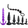 Anal Toys 10 Pcs Sex Toys For Couples Vibrator Butt Anal Plug Set Vibration Sensuality Vibrating Butt Beads Kit Sexual Sex Shop Adult Toys 230508