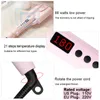 Connectors Hair Curler Big Wave Curling Iron Ceramic Deep Wavy Egg Rolls 26 32MM LED Display Automatic 3 Barrels Styler Tools 230509