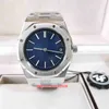 ZF Factory Watch Relojes de pulsera Unisex Azul 39 mm V5 Jumbo Extrafino 15202 15202ST 904L Acero resistente al agua Cal.2121 Movimiento Mecánico Automático Relojes para hombre