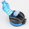 Nouveau sport 1 litre bouteille d'eau avec paille voyage en plein air Portable bouteille d'eau claire en plastique ma bouteille de boisson gratuite avec paille