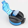 Nuova bottiglia d'acqua sportiva da 1 litro con cannuccia Bottiglia d'acqua trasparente portatile da viaggio all'aperto in plastica La mia bottiglia per bevande gratuita con cannuccia