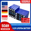Batteria LiFePO4 3.2V 50Ah Confezione Grado A Celle ricaricabili al litio nuove di zecca FAI DA TE 4/8/16/32/48PCS 12V 24V Auto elettrica solare
