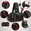 Fishing Accessories Men Fishing Tackle Bag Single Shoulder Crossbody Tactical Bags Waist Pack Fish Lures Gear Utility Storage Fishing Box Chest Bag 230506