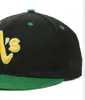 2024 Hot Brand Oakland Baseball Caps SO CR LA AS NY Gorras Bones Sports de plein air décontractés pour hommes femmes chapeaux ajustés conception entièrement fermée taille casquette