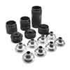 17-4 Stainless steel+titanium Solvent Trap 6.6" 9mm hole 1.5"OD Spiral Baffle Cups 1/2-28 5/8x24 Fuel Filter