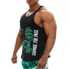 Mens Tank Tops män Bodybuilding Gym Träning Fitness Cotton Sleeveless Shirt Running kläder Stringer Singlet Male Summer Casual Vest 230509
