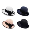 2023 nuovo parasole cappello di paglia cappello da sole moda outdoor eleganti modelli femminili cappello con fiocco modelli primaverili ed estivi