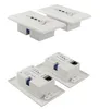 60M Wall Network Extender HMDI do RJ45 z montażowym wspornikiem zdalnym przedłużeniem 60M HDMI UTP Extender do Ekspresyjne kablowe RJ45 z kontrolą podczerwieni IR