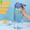 1,5 liter BPA Gratis sportflaska med filter Big 2600 ml Dricksflask Kettle Vattenflaskan Vattenbottenkopp för kokande vatten