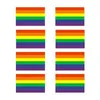 Rainbow Flags Gay Pride Stickers Rectangle Autocollants arc-en-cow