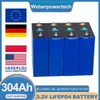 Gloednieuw Grade A 8/4PCS 3.2V 304AH LIFEPO4 Batterij 100% Volledige capaciteit 280AH Oplaadbare diepe cyclus Lithium Iron Fosfaatcel