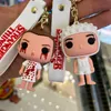 Kleryki Stranger Things Car Keyain Anime Eleven Llaveros Women Men Men Porte Cl Key Cain Akcesoria Eddie Dustin Keyring Friends Horror J230426